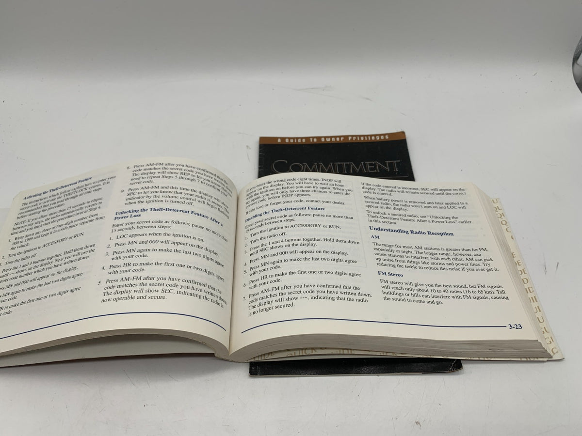 1998 GMC Sierra Owners Manual OEM D01B11005