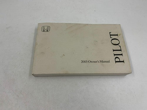2003 Honda Pilot Owners Manual OEM R01B09005