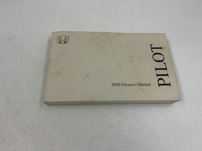 2003 Honda Pilot Owners Manual OEM R01B09005