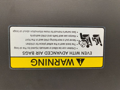 2014-2019 Kia Soul Passenger Sun Visor Black OEM A03B15003