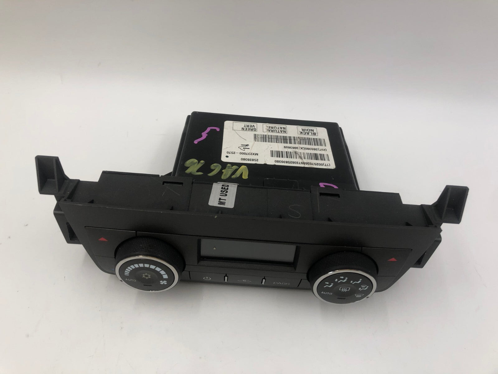 2008-2009 Cadillac SRX AC Heater Climate Control Unit OEM E02B48061