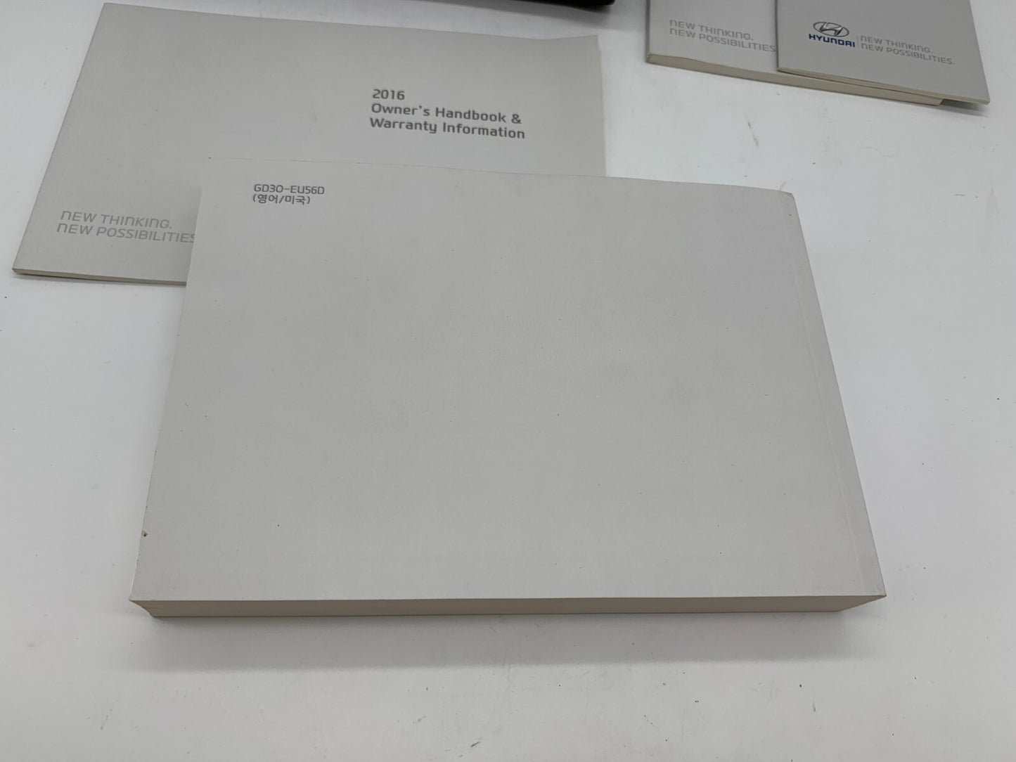 2016 Hyundai Tucson Owners Manual Set with Case OEM A03B13004