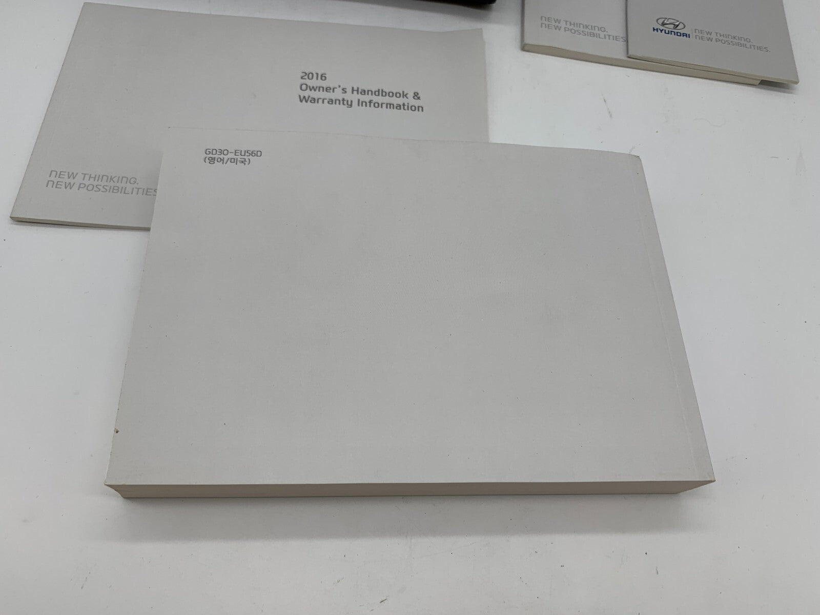 2016 Hyundai Tucson Owners Manual Set with Case OEM A03B13004