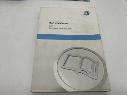 2015 Volkswagen Jetta Owners Manual Set with Case OEM E02B24070