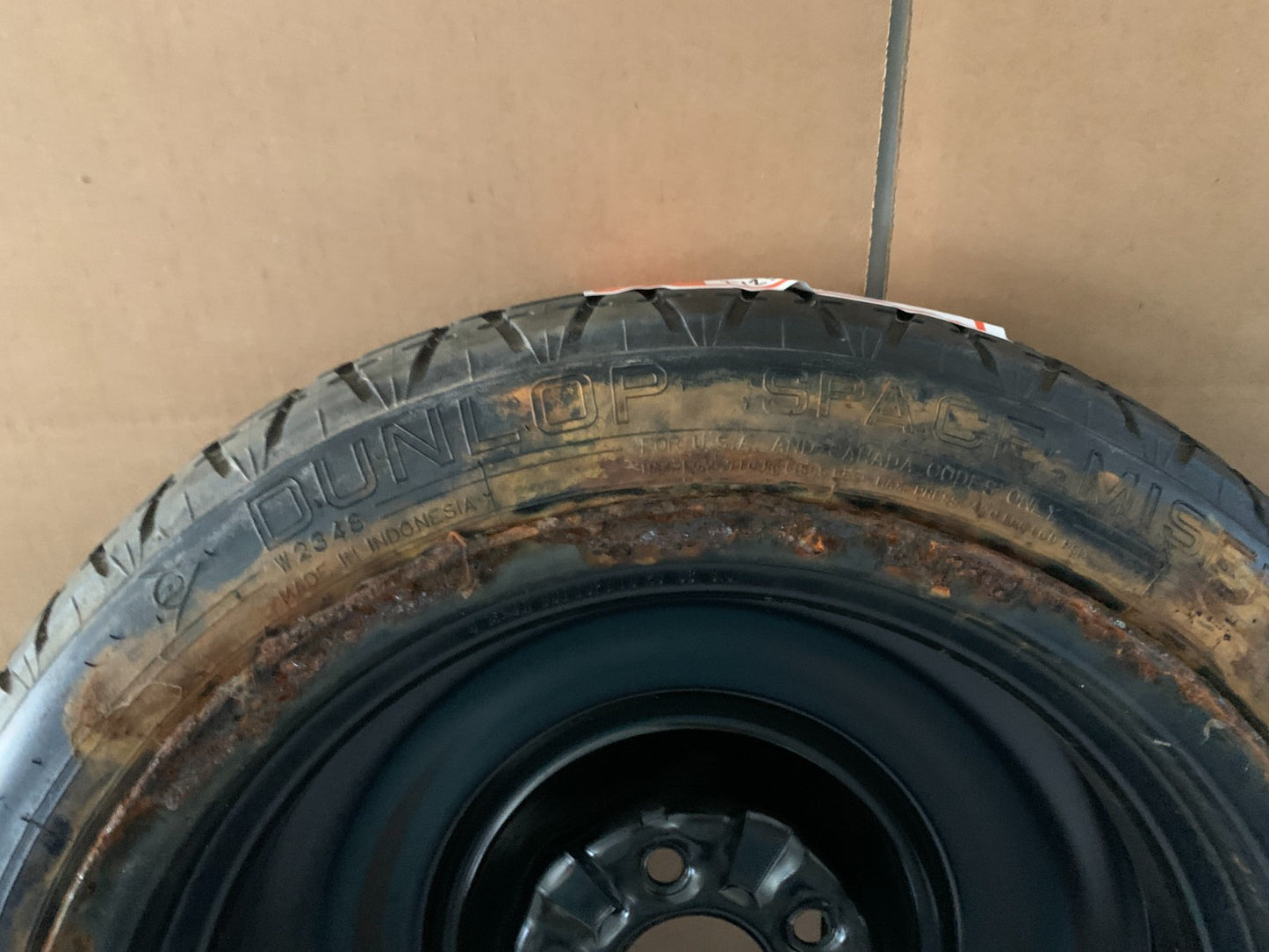 2004-2013 Mazda 3 Mazda3 16" Spare Tire Compact Donut T125/70D16