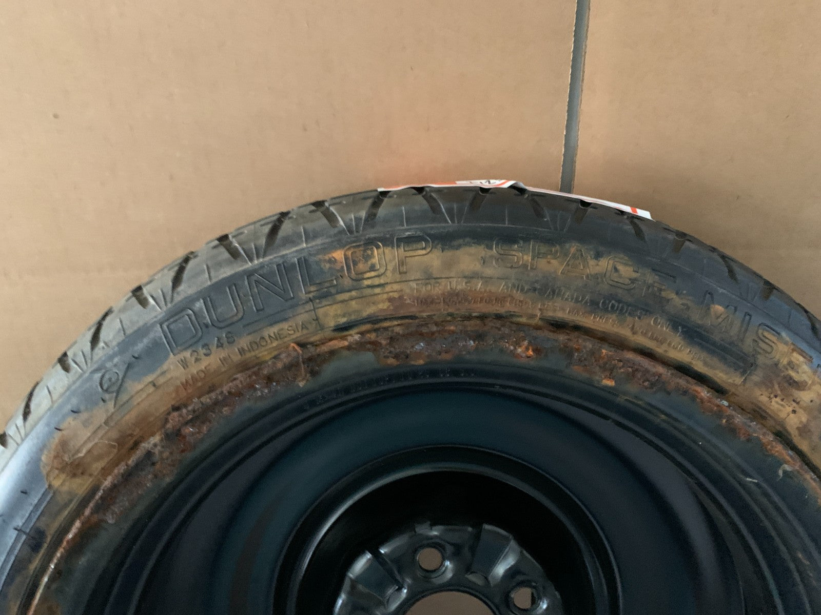 2004-2013 Mazda 3 Mazda3 16" Spare Tire Compact Donut T125/70D16