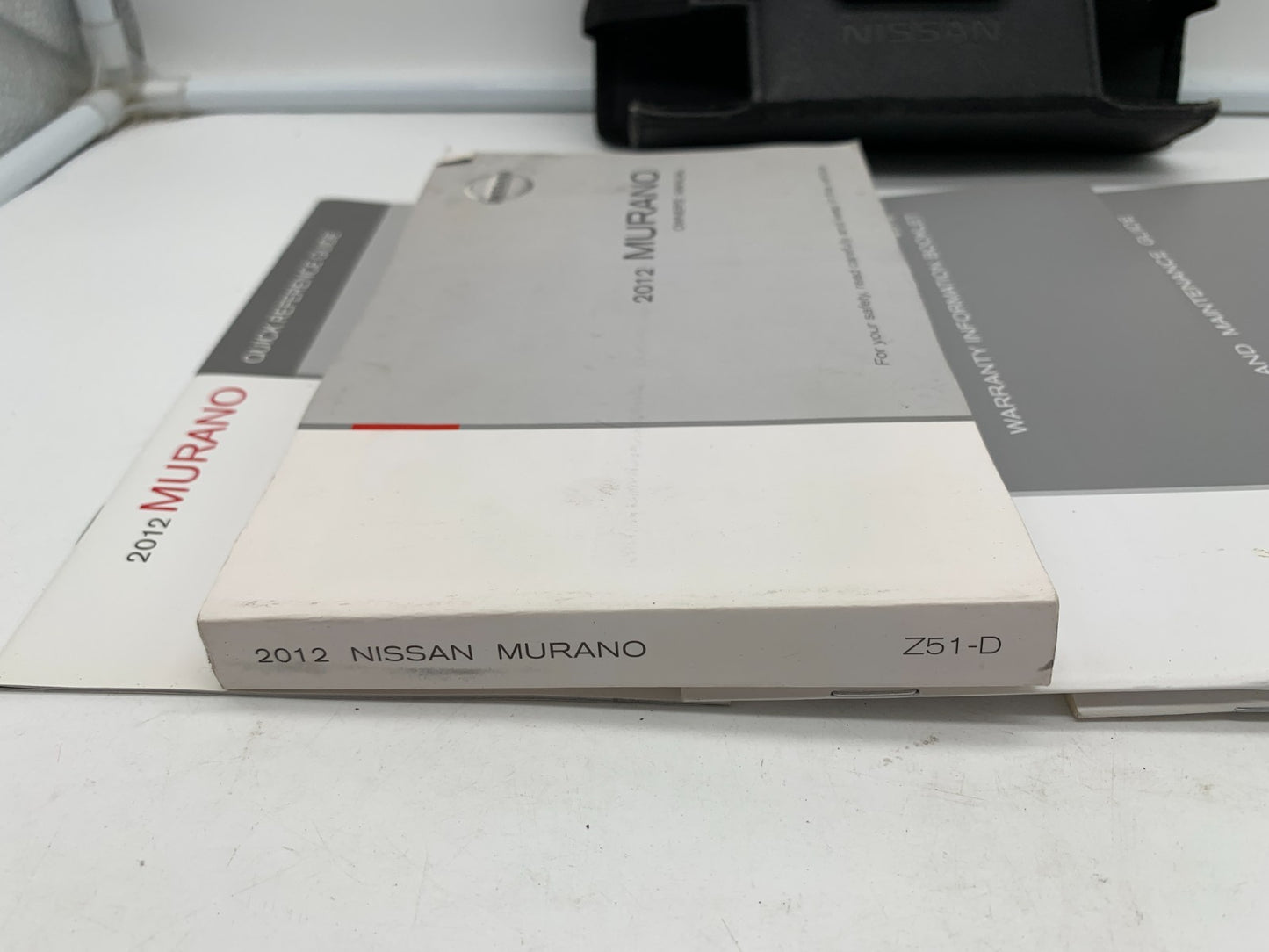 2012 Nissan Murano Owners Manual Set with Case OEM