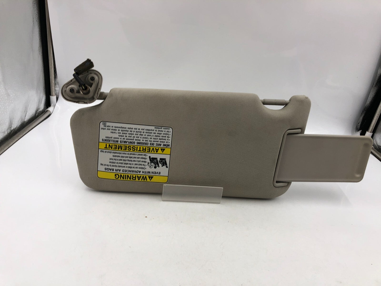 2010-2014 Subaru Legacy Passenger Sun Visor Gray Illuminated OEM B03B12051