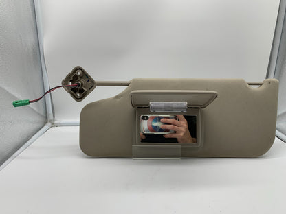 2010-2011 Ford Taurus Driver Sun Visor Tan Illuminated OEM B04B36008