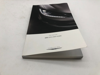 2015 Chrysler 200 Owners Manual with Case OEM A01B26004