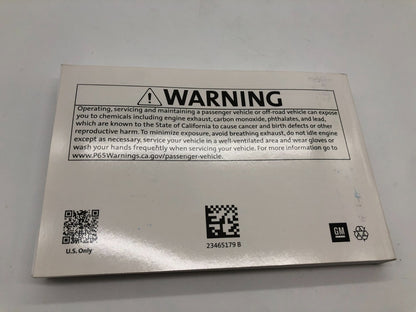 2018 Buick Enclave Owners Manual Set with Case OEM E03B47003