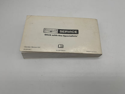 2008 Chrysler Town & Country Owners Manual OEM A02B44058