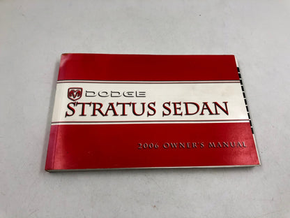 2006 Dodge Stratus Sedan Owners Manual Set with Case OEM C01B55050