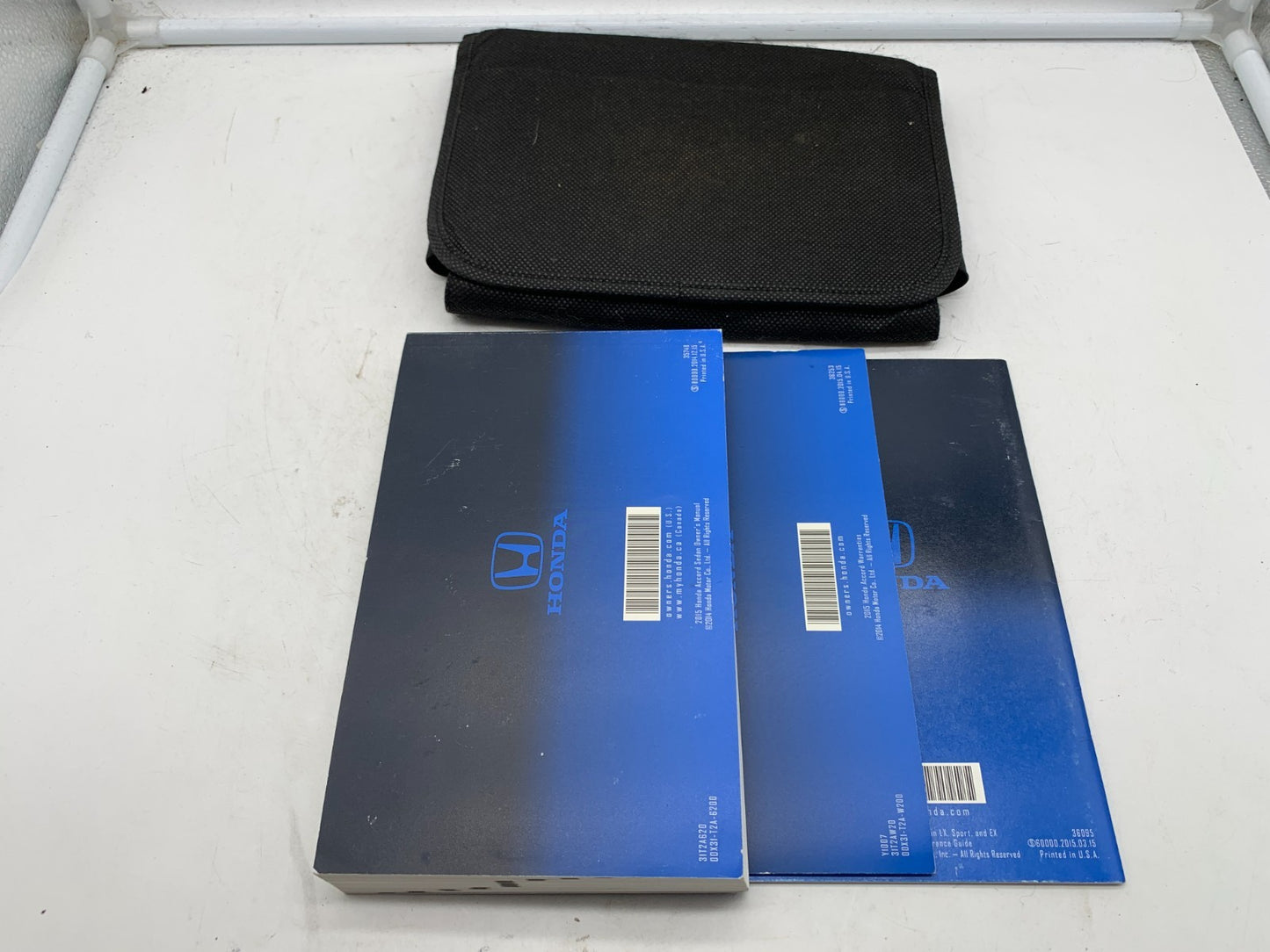 2015 Honda Accord Sedan Owners Manual Set with Case OEM A03B14056
