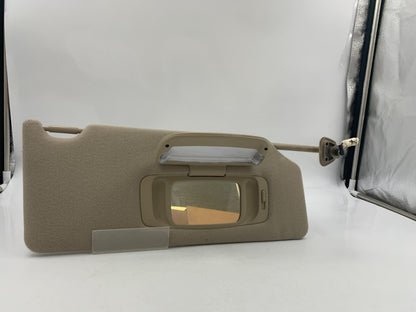 2005-2012 Toyota Avalon Passenger Sun Visor Tan Illuminated OEM B03B22027