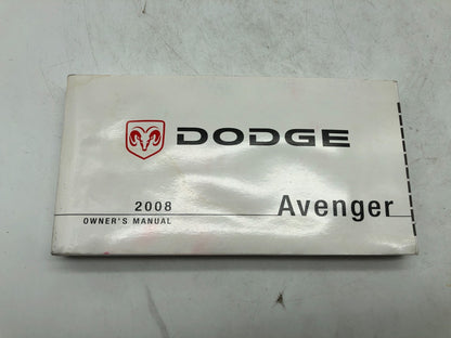 2008 Dodge Avenger Owners Manual Set with Case OEM B01B35008