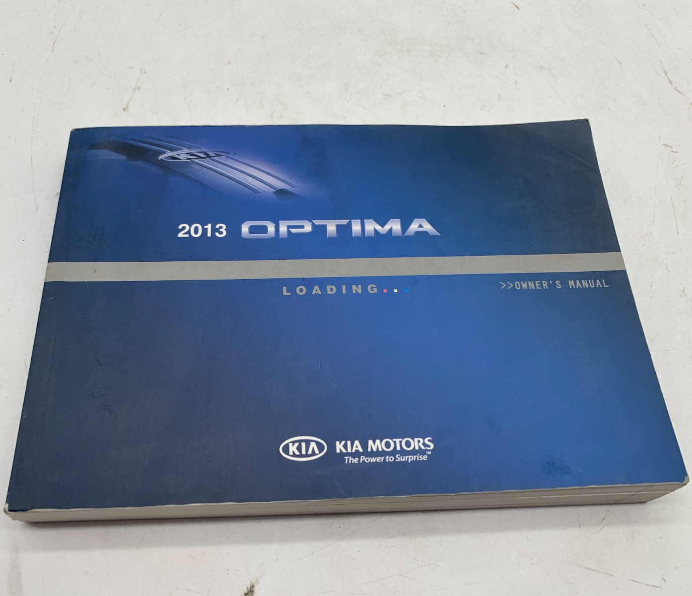 2013 Kia Optima Owners Manual OEM A01B54001
