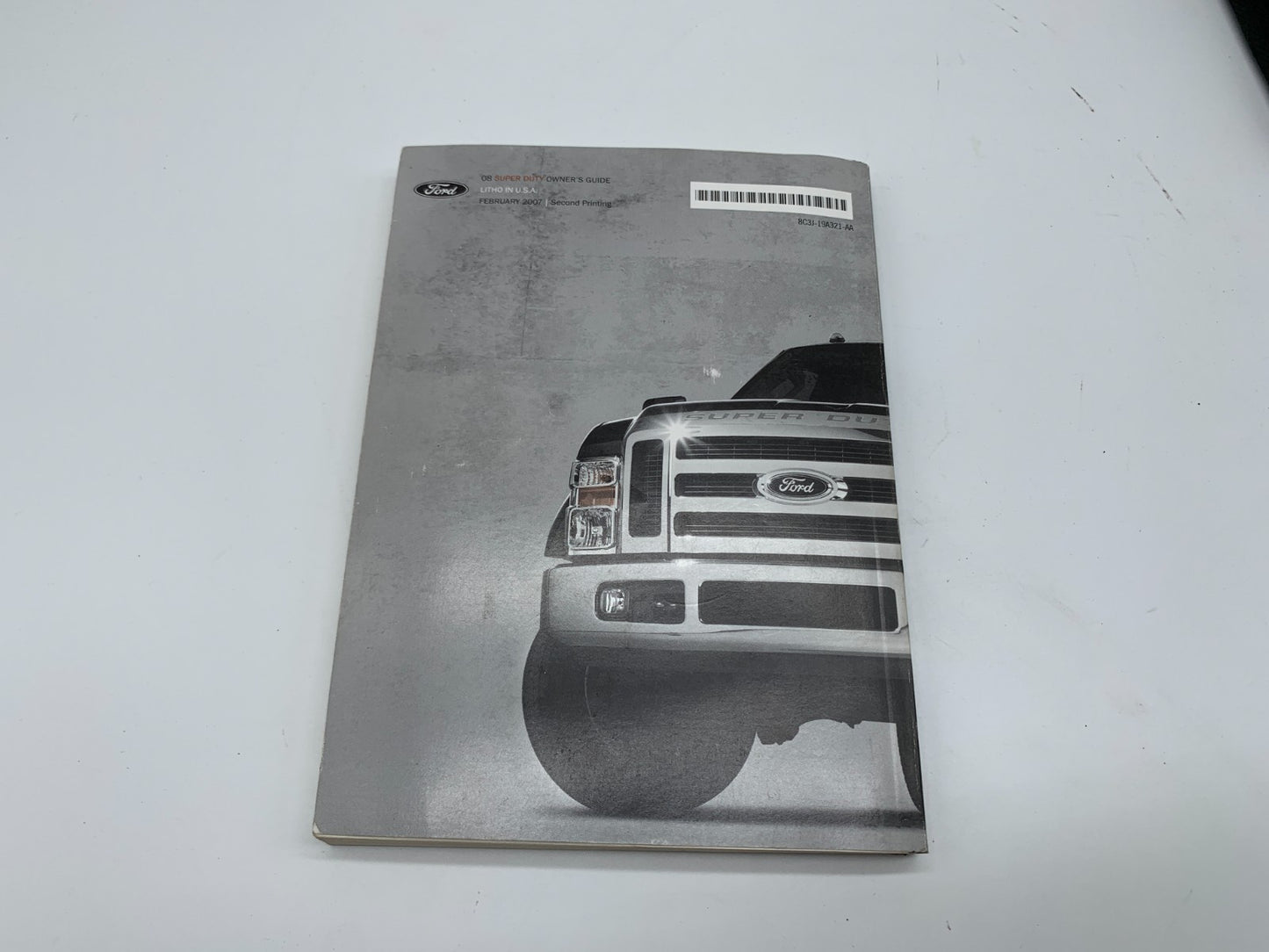 2008 Ford Super Duty Owners Manual Set with Case OEM A01B51004