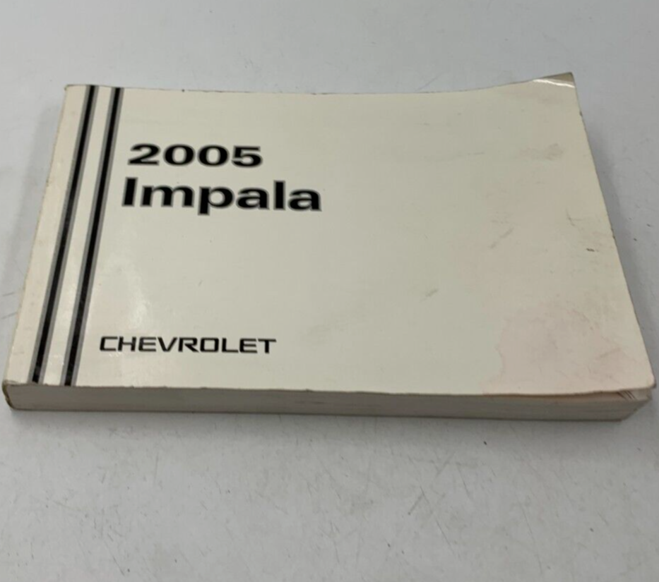 2005 Chevrolet Impala Owners Manual OEM C04B59006