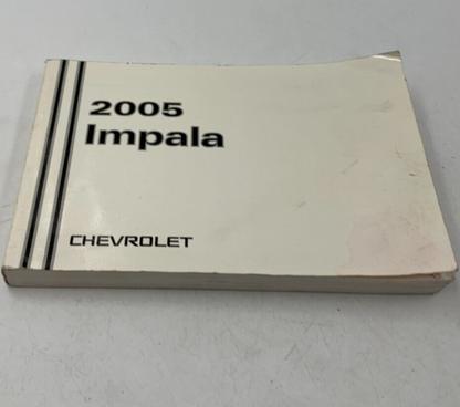 2005 Chevrolet Impala Owners Manual OEM C04B59006