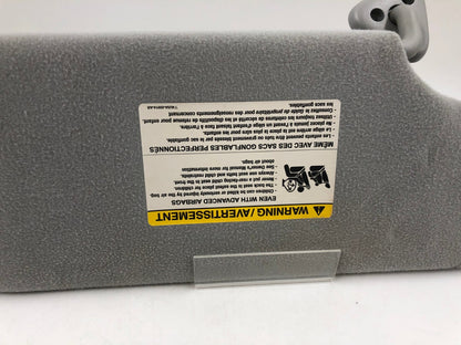2005-2006 Ford Five Hundred Driver Sun Visor Gray Illuminated OEM C04B19057