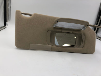 2005-2012 Toyota Avalon Passenger Sun Visor Tan Illuminated OEM A04B12029