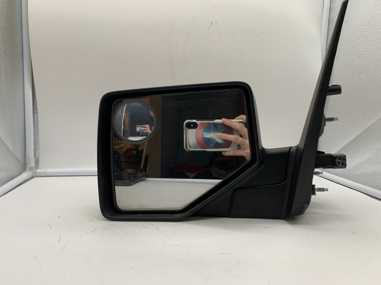 2006-2010 Ford Explorer Driver Side View Power Door Mirror Black OEM E03B17074