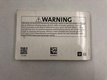 2018 Chevrolet Malibu Owners Manual Set OEM D04B46060