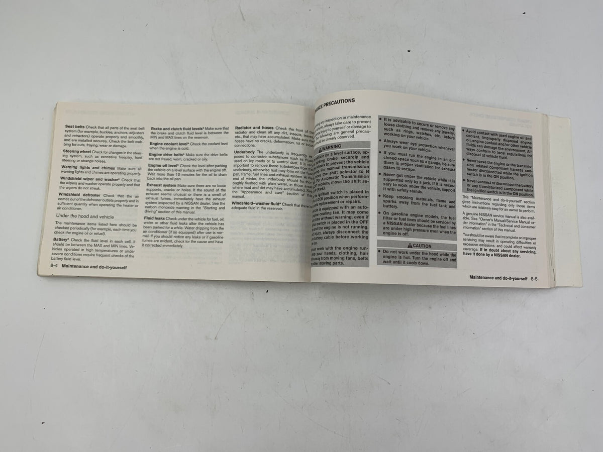 2011 Nissan Versa Owners Manual OEM A02B22035