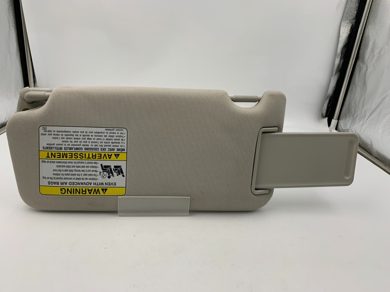 2010-2014 Subaru Legacy Passenger Sun Visor Gray Illuminated OEM C01B67006
