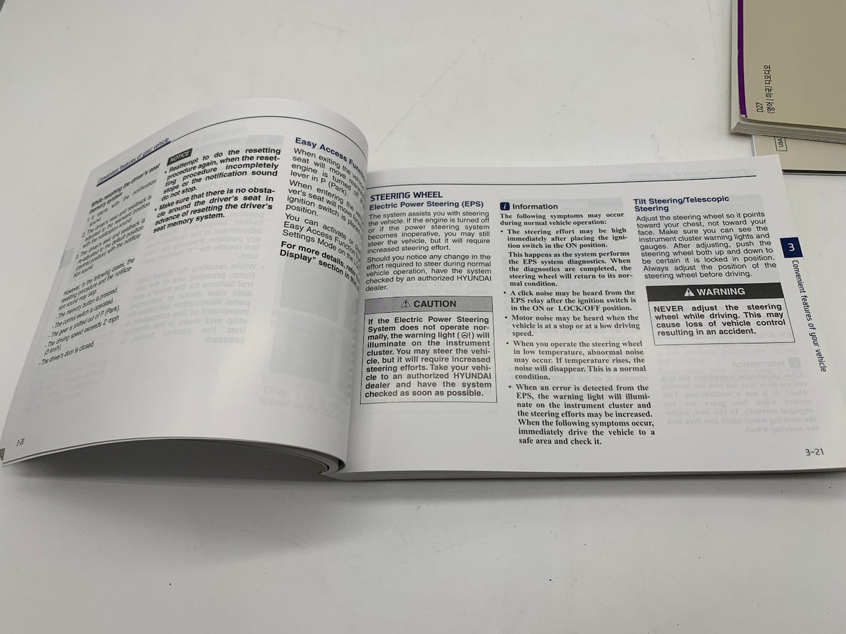 2020 Hyundai Elantra Owners Manual Set OEM R01B03019