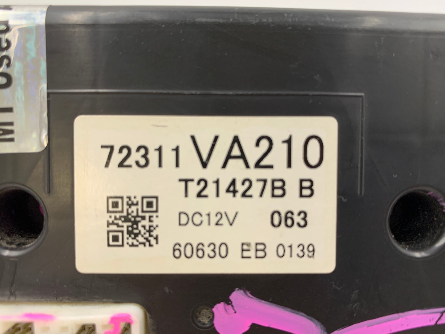 2017 Subaru WRX AC Heater Climate Control Unit OEM B04B26033