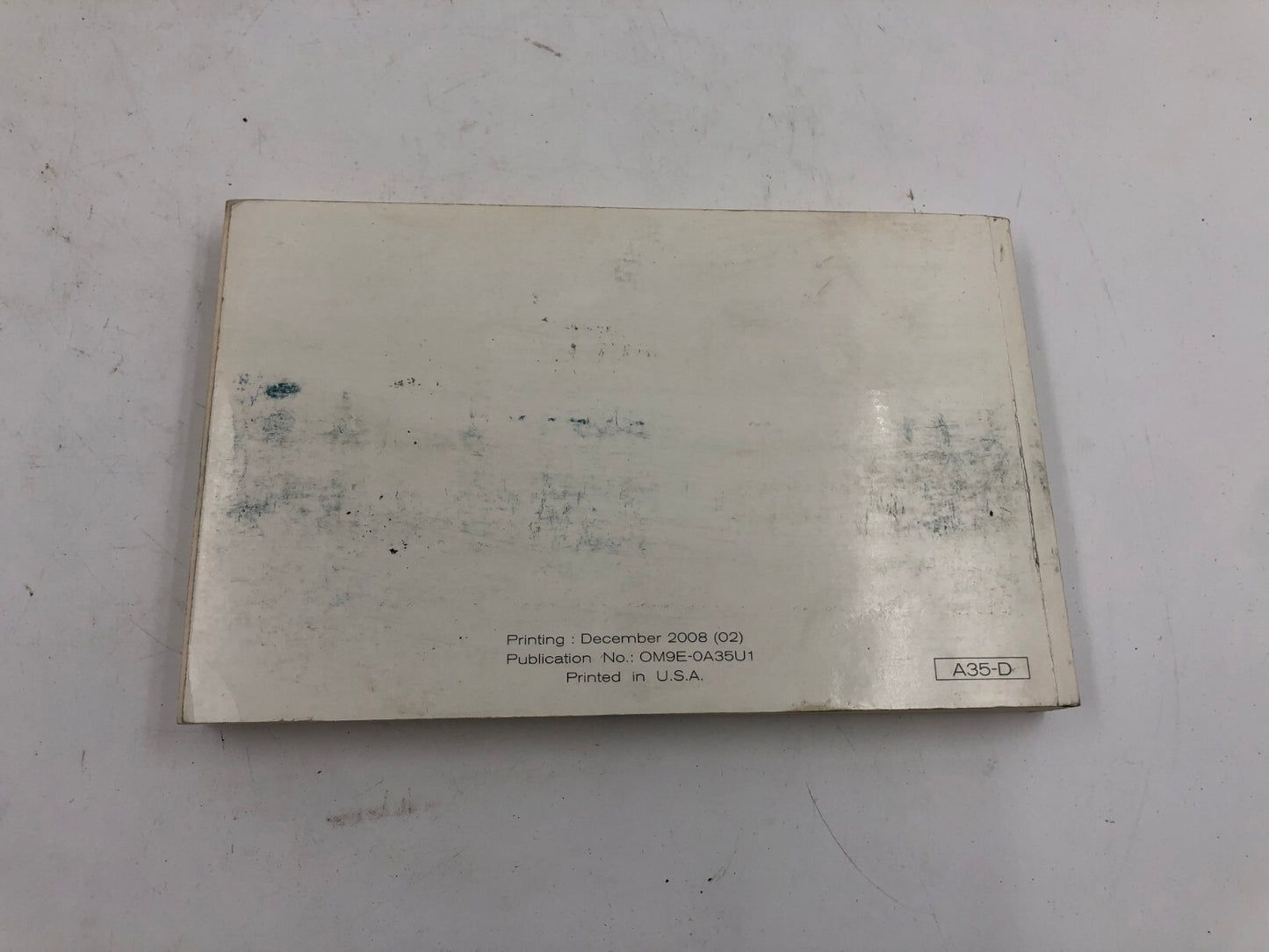 2009 Nissan Maxima Owners Manual OEM B04B32086