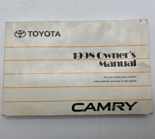 1998 Toyota Camry Owners Manual OEM C04B63001