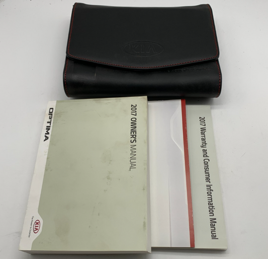 2017 Kia Optima Owners Manual Set with Case OEM A04B28004