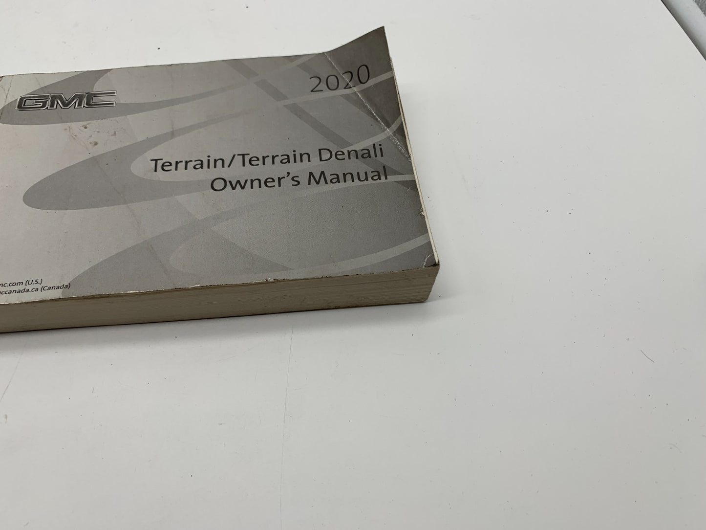 2020 GMC Terrain Terrain Denali Owners Manual OEM A01B30084