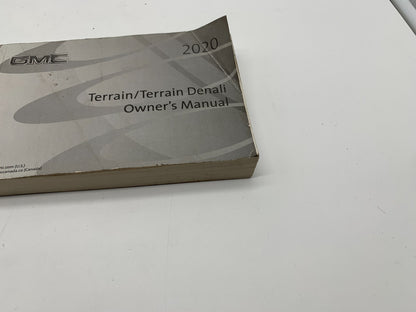 2020 GMC Terrain Terrain Denali Owners Manual OEM A01B30084