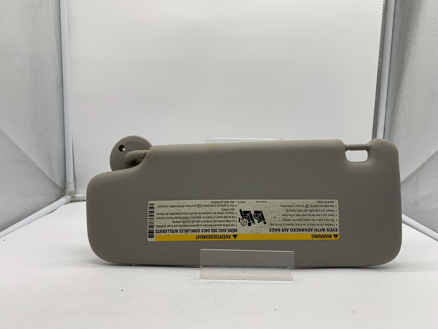 2012-2019 Chevrolet Sonic Passenger Sun Visor Gray Illuminated OEM D04B56002