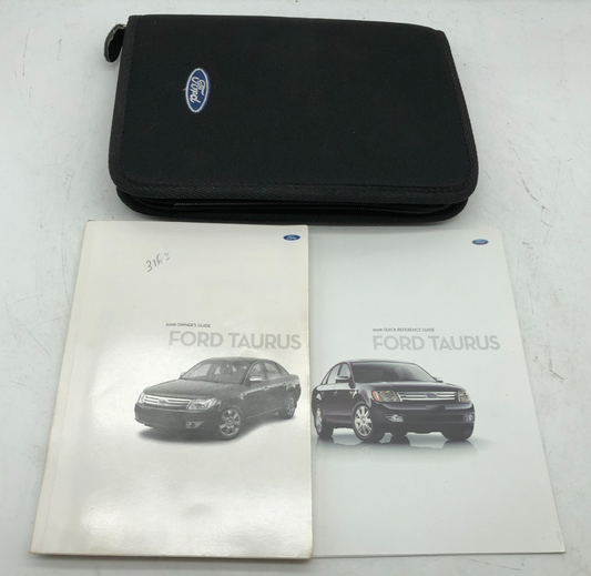 2008 Ford Taurus Owners Manual Set with Case OEM B01B35007