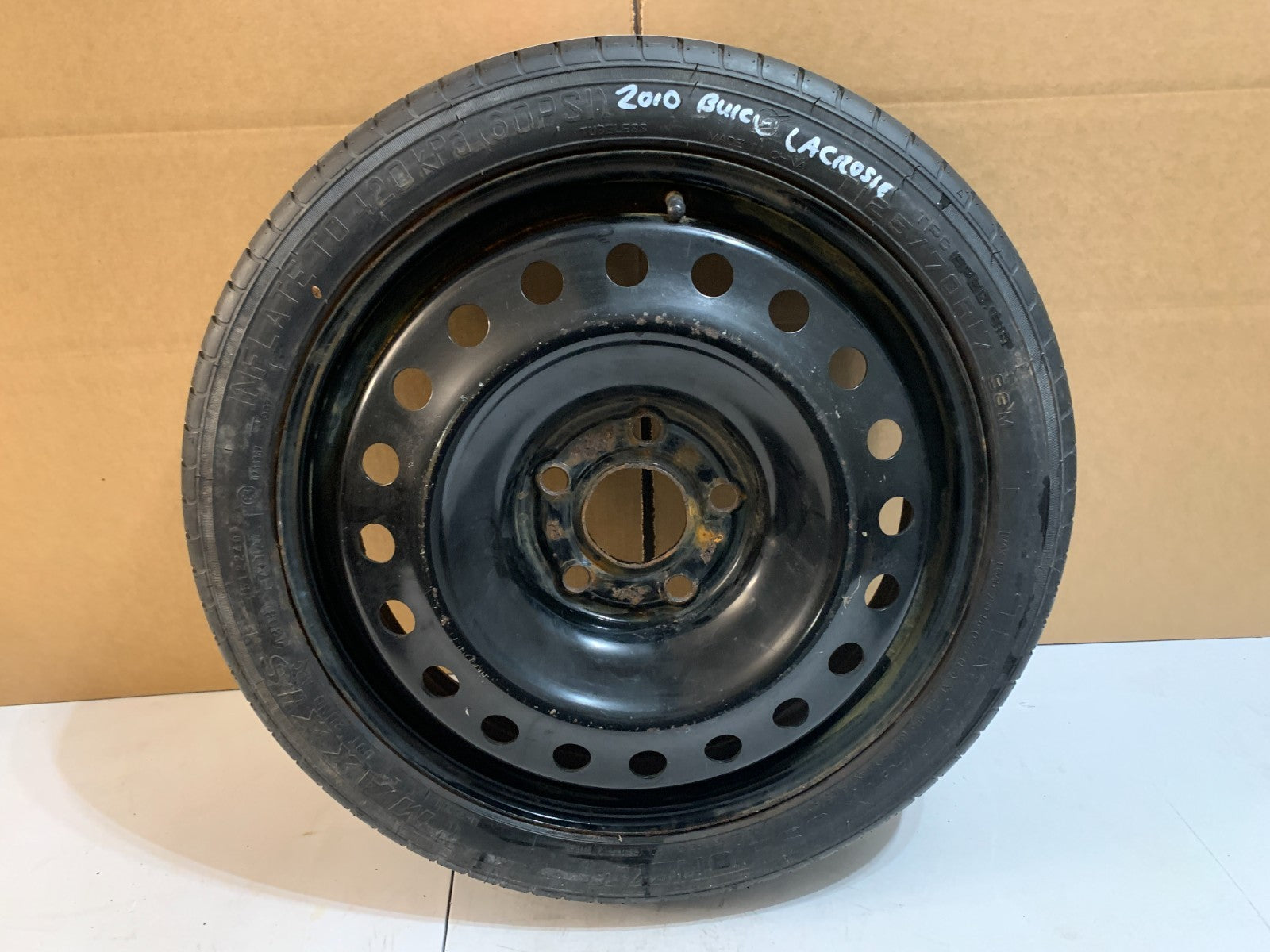 2010-2016 Buick Lacrosse Impala 17" Spare Tire Compact Donut T125/70R17 OEM