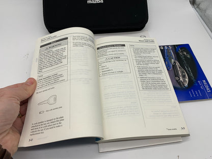 2005 Mazda 3 Owners Manual Warranty Guide Set with Case OEM B03B30008