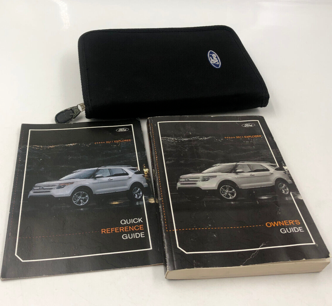 2011 Ford Explorer Owners Manual Set with Case OEM A02B54045