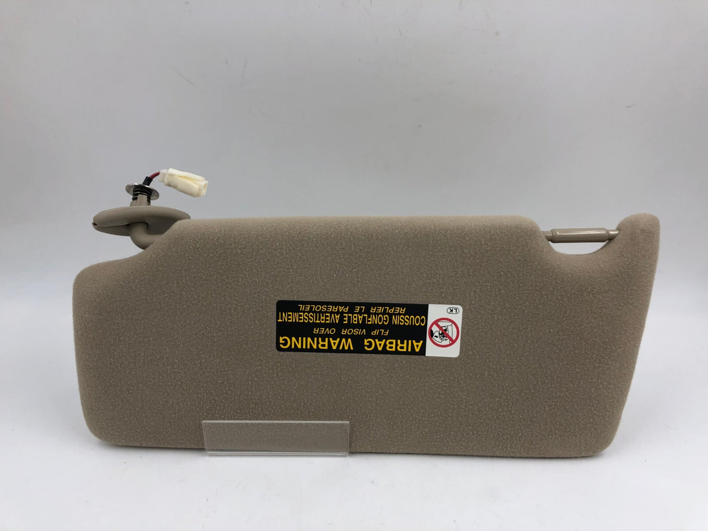 2007-2009 Lexus RX350 Passenger Sun Visor Beige Illuminated OEM D01B23068