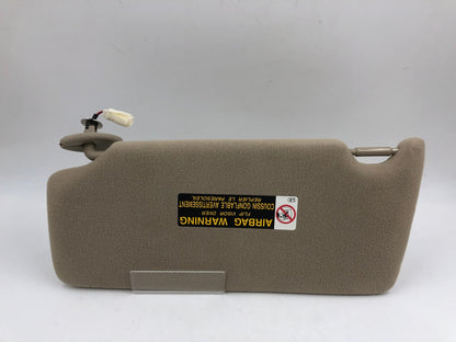 2007-2009 Lexus RX350 Passenger Sun Visor Beige Illuminated OEM D01B23068
