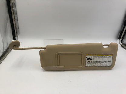 2007-2009 Lexus ES350 Driver Sun Visor Tan Illumination OEM C04B38049