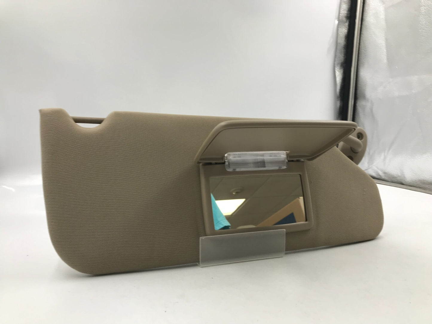 2011-2014 Chrysler 200 Sedan Passenger Sun Visor Illuminated Beige OE E01B56062