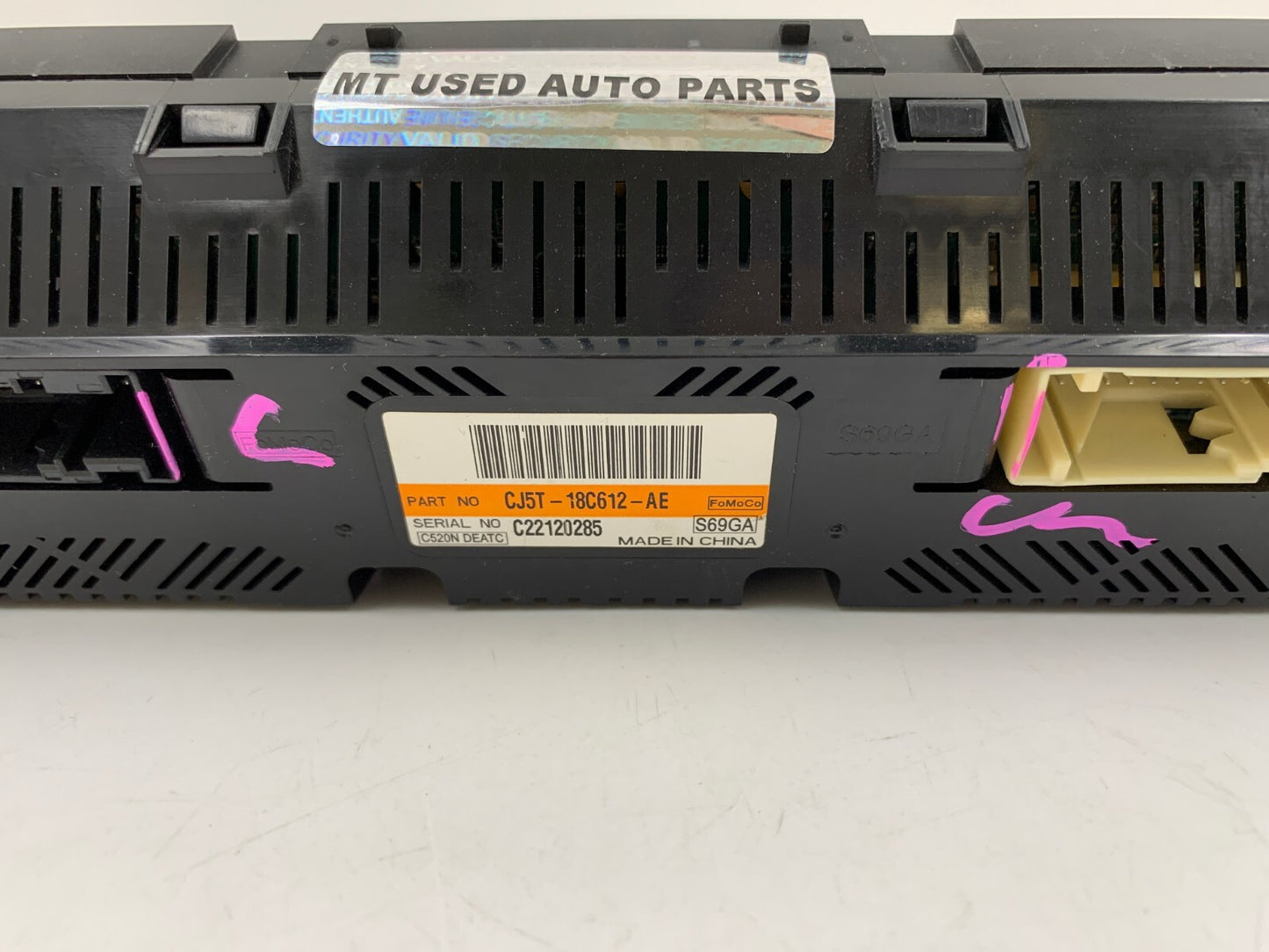 2013 Ford Escape AC Heater Climate Control Unit OEM D01B27061
