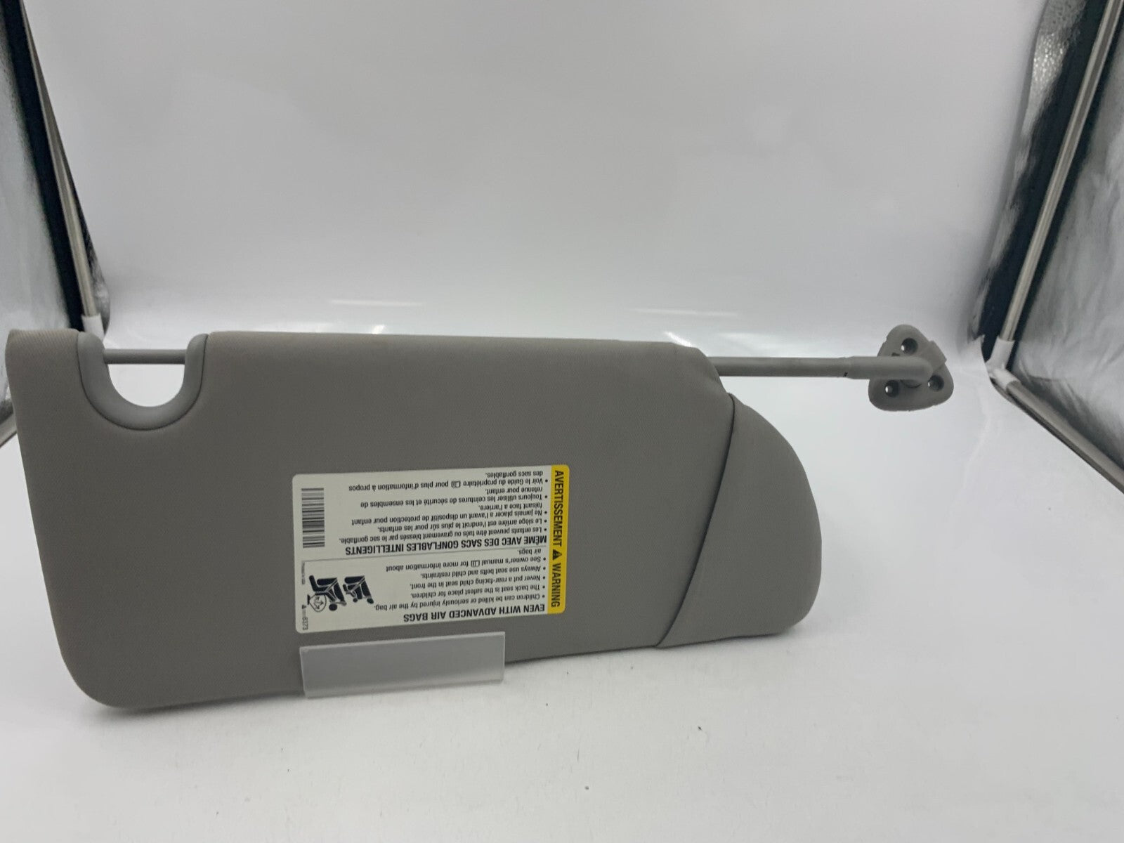 2006-2011 Buick Lucerne Driver Sun Visor Gray OEM D03B19010