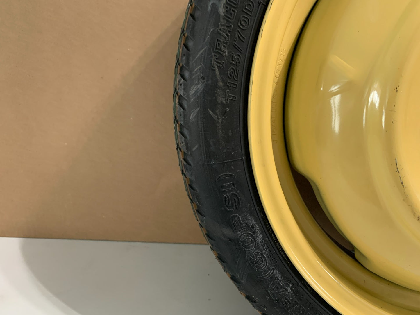 2004-2011 Toyota Prius 16" Spare Tire Compact Donut Wheel T125/70D16