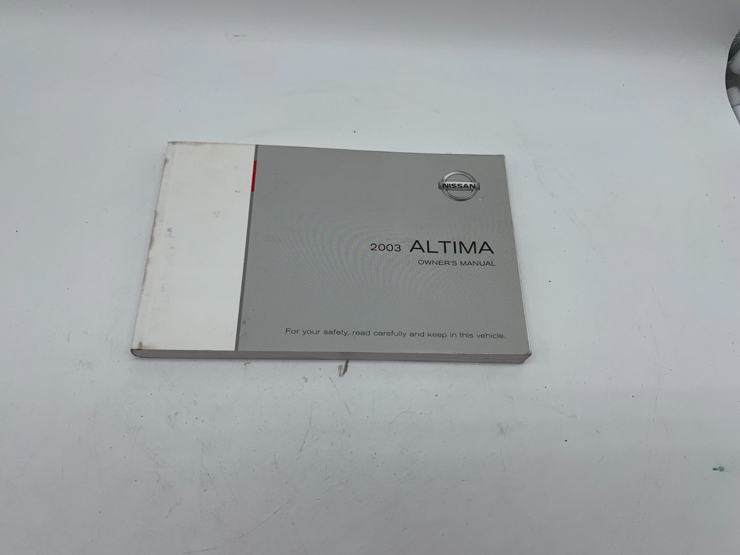 2003 Nissan Altima Owners Manual OEM C03B39005
